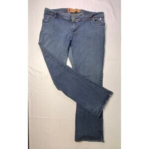 Apple Bottoms - Picked Fresh Daily - Vintage Blue Straight Jeans Size 15/16